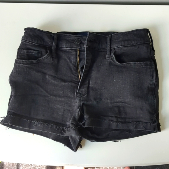Black Hollister Jean Shorts - Picture 1 of 3